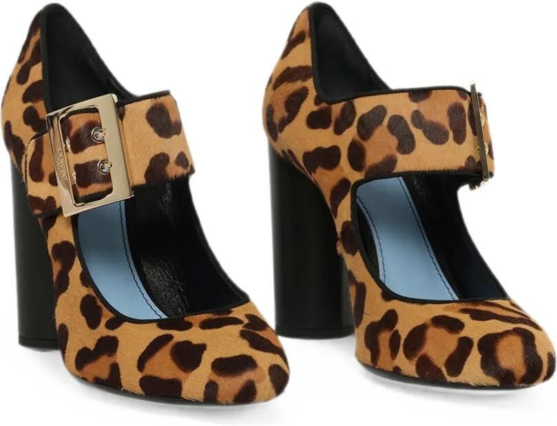 Lanvin Pumps met luipaardprint Bruin - Foto 2