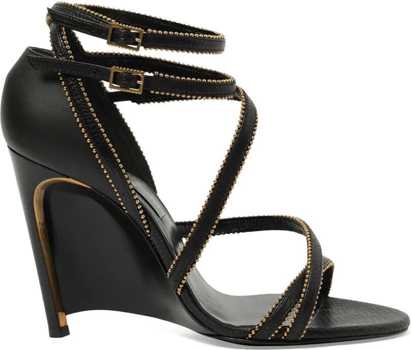 Lanvin Pumps verfraaid met kralen en sleehak Zwart