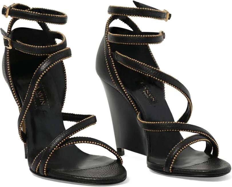 Lanvin Pumps verfraaid met kralen en sleehak Zwart - Foto 2