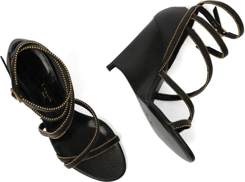 Lanvin Pumps verfraaid met kralen en sleehak Zwart - Foto 4