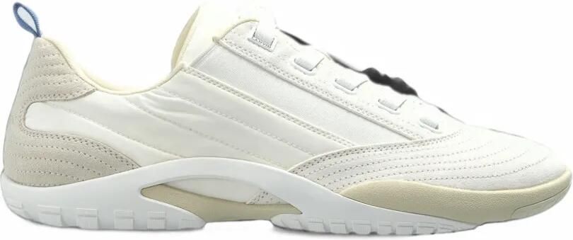 Lanvin quilted panelled sneakers Wit
