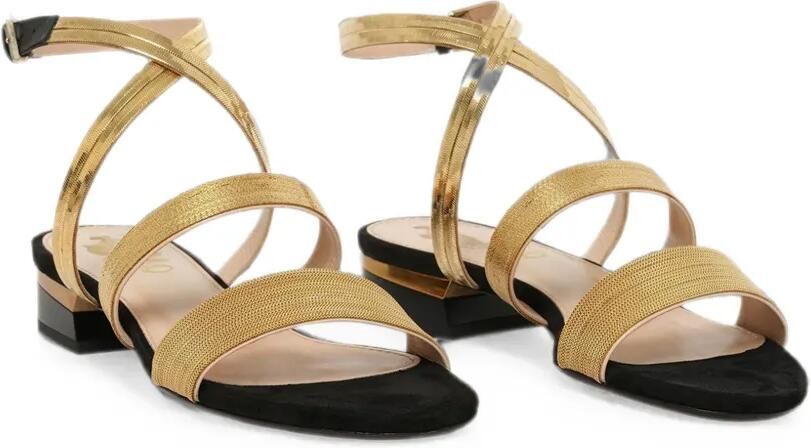 Lanvin Sandalen met kettingdetail en gesp Zwart - Foto 3