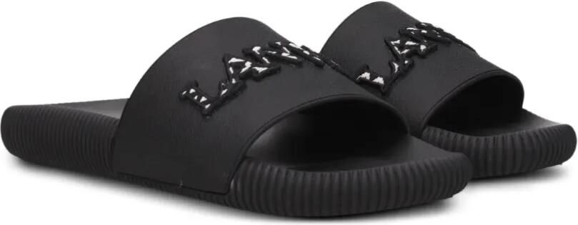Lanvin Sandalen met logo Zwart - Foto 5
