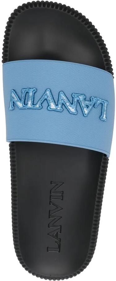 Lanvin Sandalen met logopatch Blauw - Foto 2