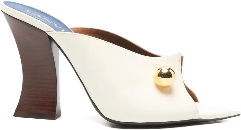 Lanvin Sandalen met puntige neus Beige