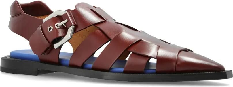 Lanvin Sandalen met puntige neus Bruin - Foto 5