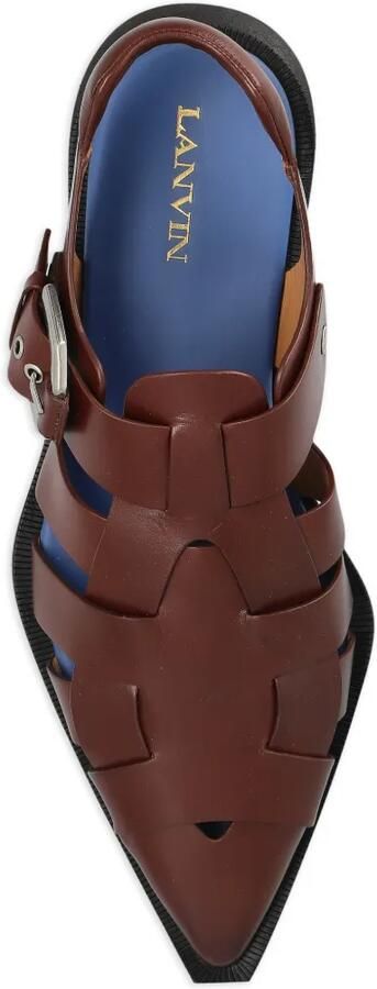 Lanvin Sandalen met puntige neus Bruin - Foto 3