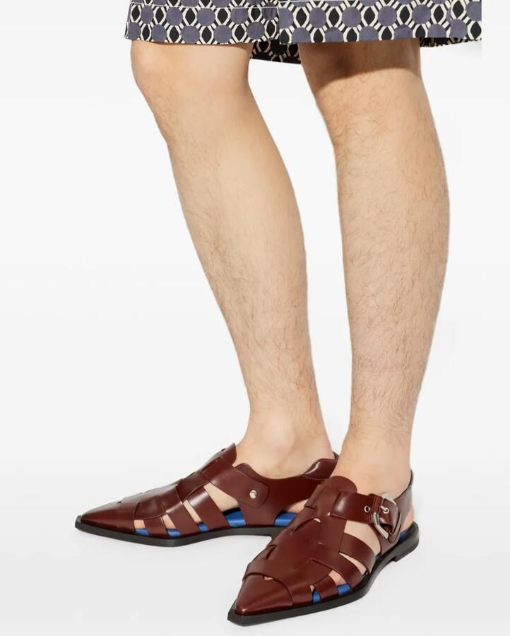 Lanvin Sandalen met puntige neus Bruin - Foto 2