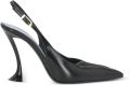 Lanvin Serenade leren slingback pumps Zwart - Zwart