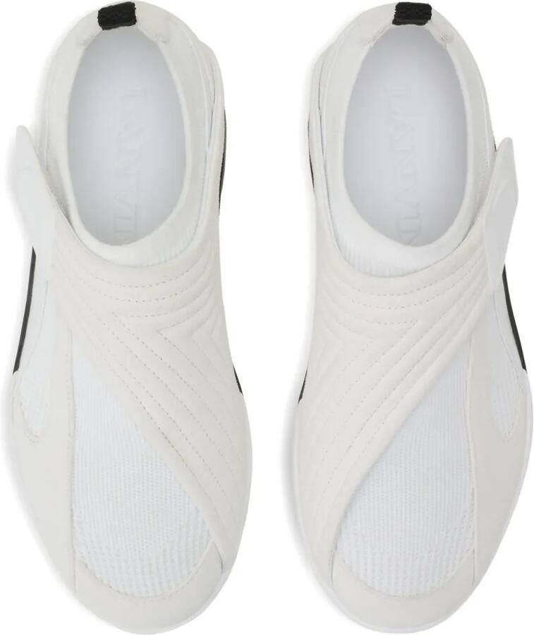 Lanvin Sneakers met bandje en vlakken Wit - Foto 4