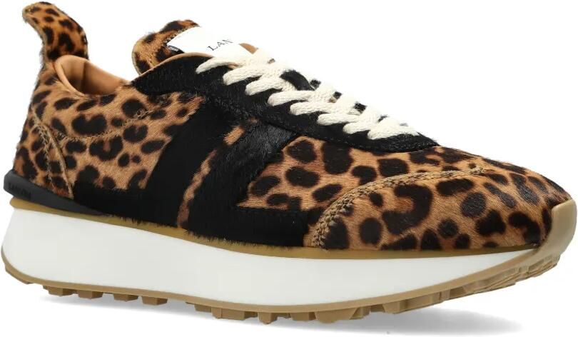 Lanvin Sneakers met dierenprint Beige - Foto 4