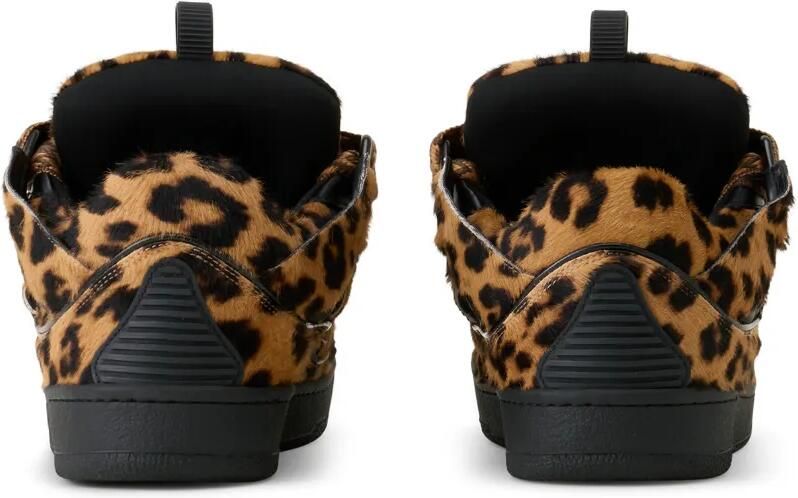 Lanvin Sneakers met luipaardprint en zigzagpatroon Bruin - Foto 3