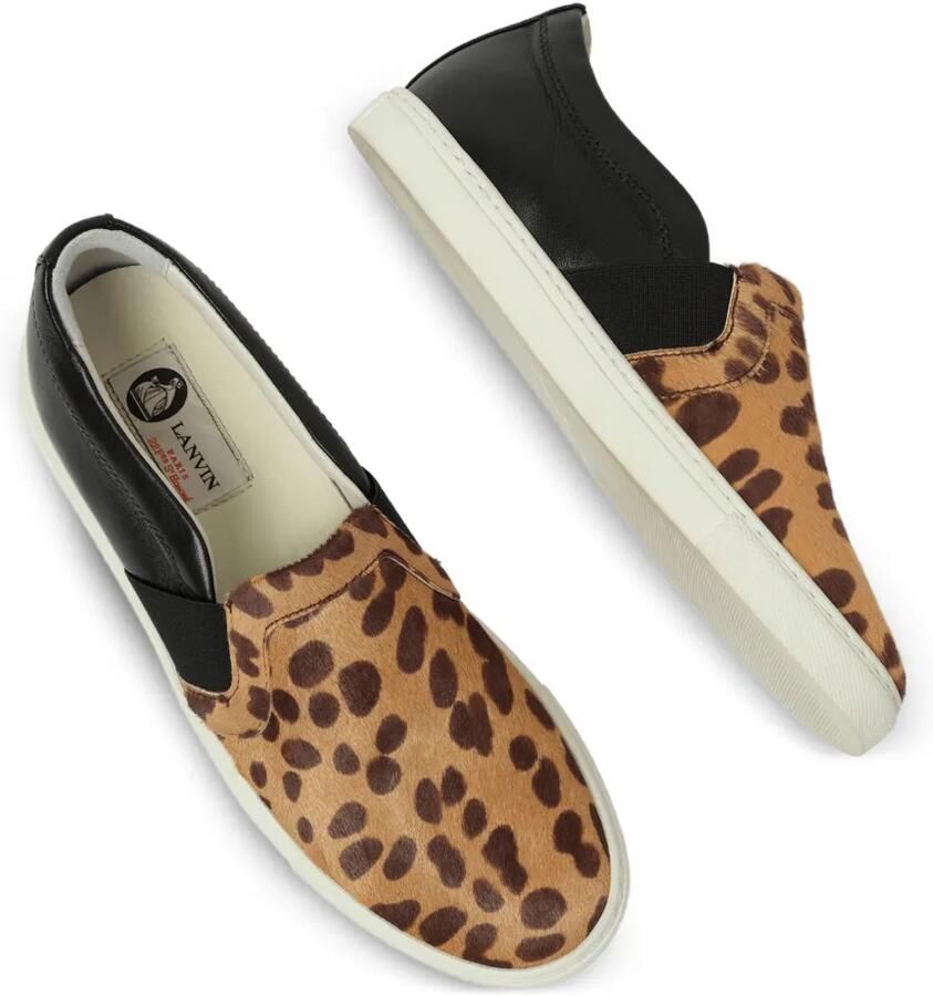 Lanvin Sneakers met luipaardprint Zwart - Foto 2