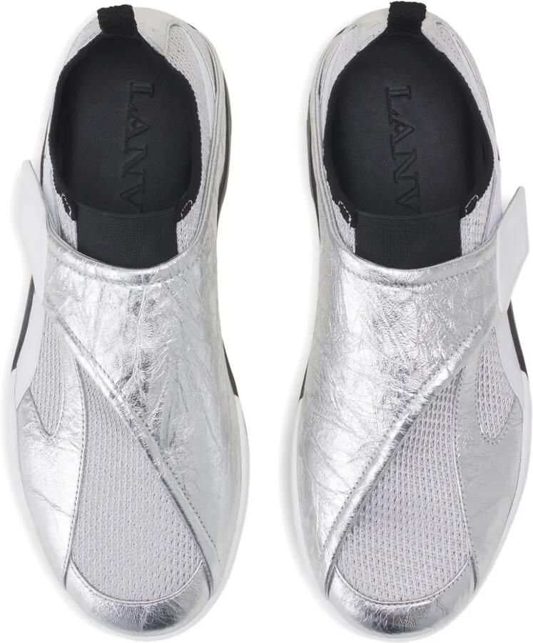 Lanvin Sneakers met metallic bandje Zilver - Foto 4