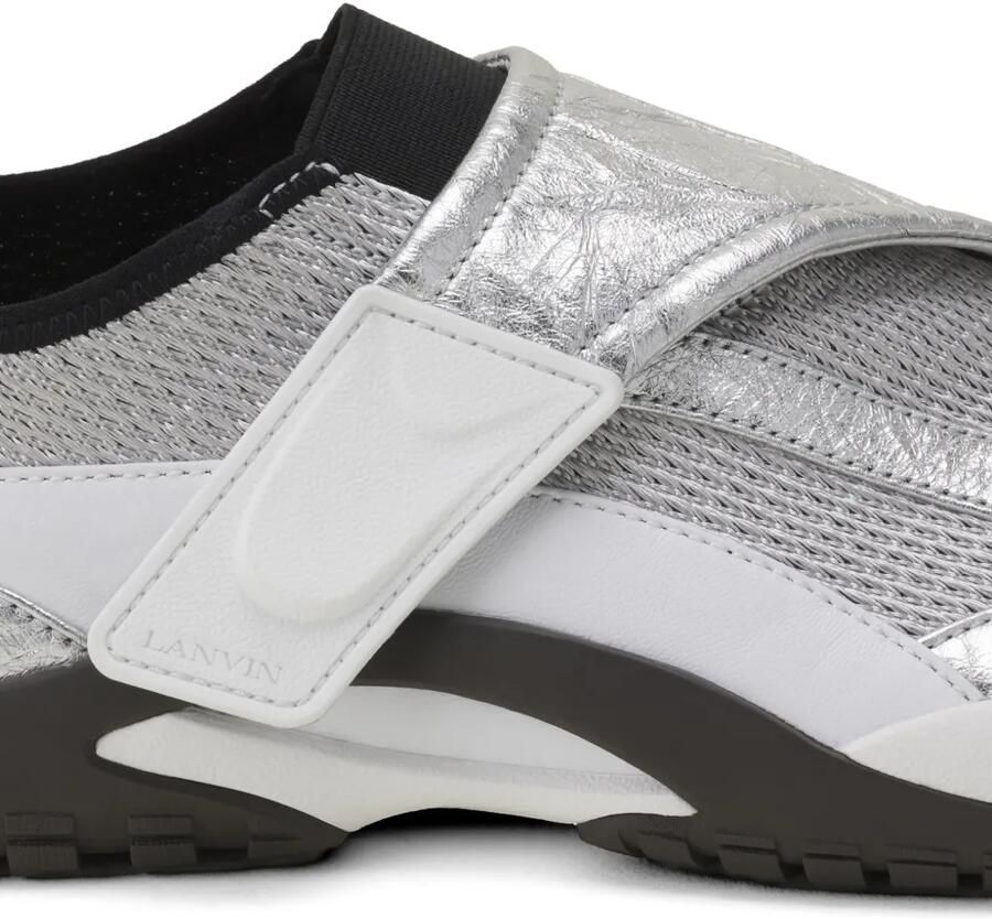 Lanvin Sneakers met metallic bandje Zilver - Foto 5