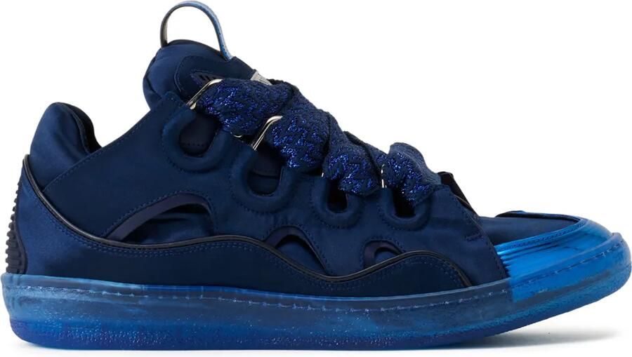 Lanvin Sneakers met metallic neus Blauw
