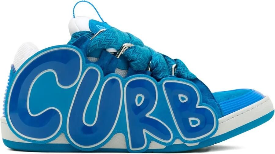 Lanvin Sneakers met tekst Blauw