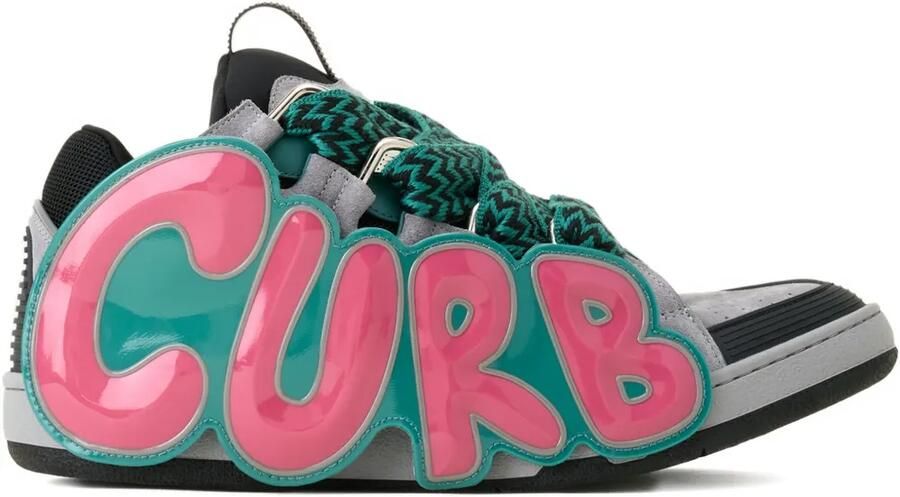 Lanvin Sneakers met tekst Grijs