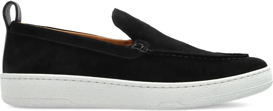 Lanvin Sneakers met treklip en stiksel Zwart