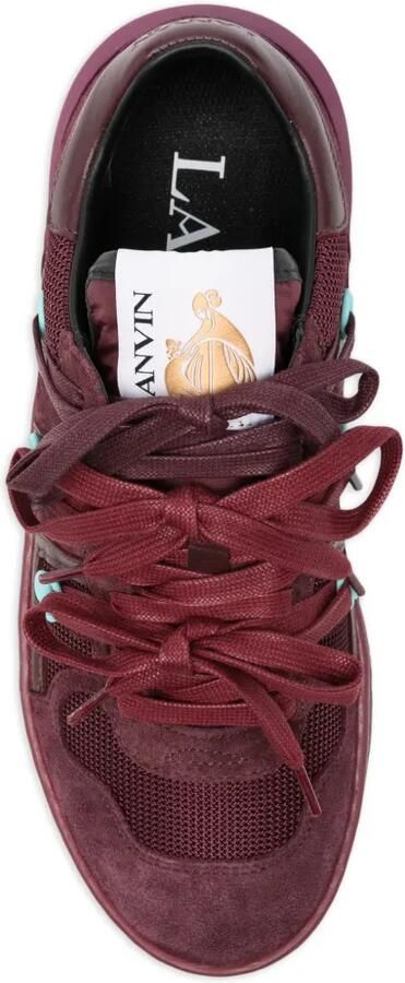 Lanvin Sneakers met veters Rood - Foto 4