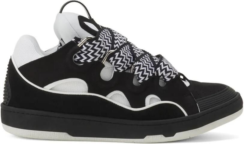 Lanvin Sneakers met zigzag veters Zwart