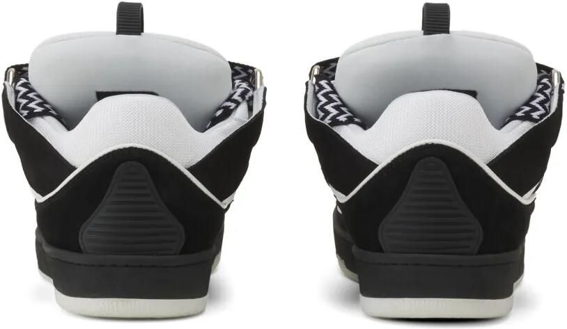Lanvin Sneakers met zigzag veters Zwart - Foto 4