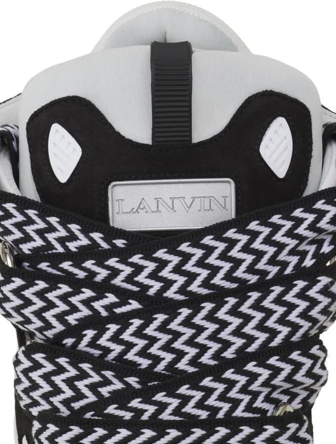 Lanvin Sneakers met zigzag veters Zwart - Foto 2