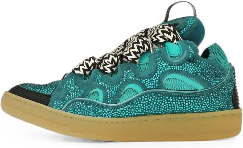 Lanvin Strass Curb sneakers Groen