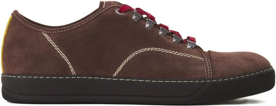 Lanvin Suède leren sneakers Bruin
