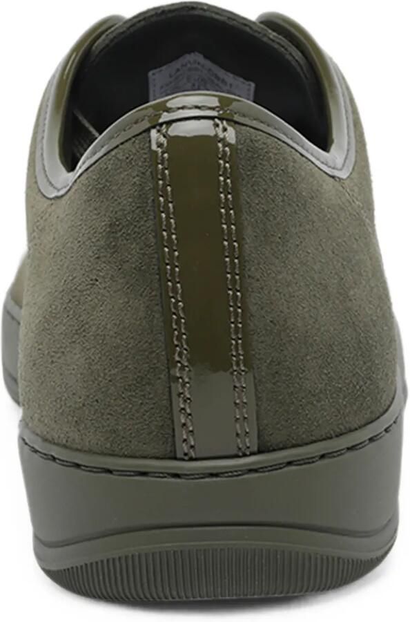 Lanvin Suède sneakers met gelakte neus Groen - Foto 2