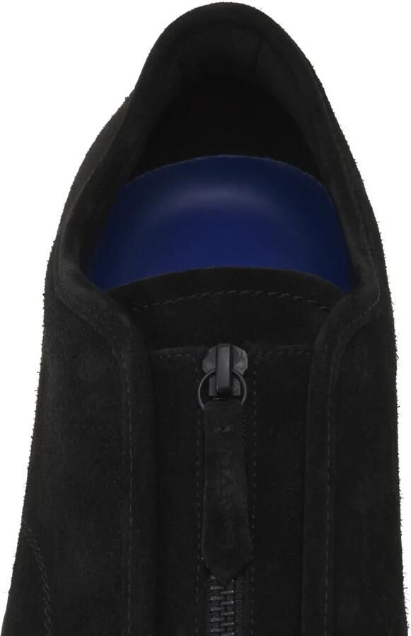 Lanvin Suède sneakers met rits Zwart - Foto 2