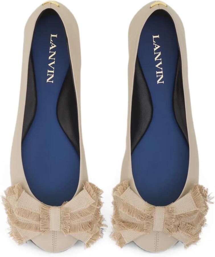 Lanvin The Bow ballerina's Beige - Foto 2