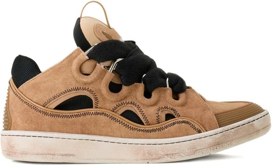 Lanvin Uitgesneden sneakers Beige