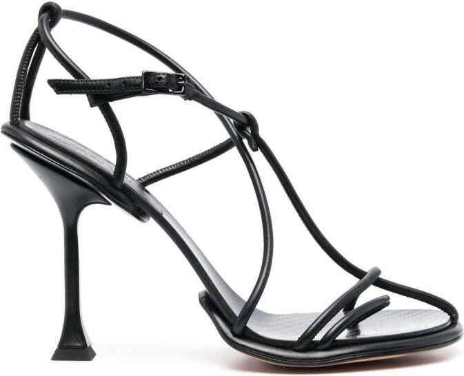 Lanvin Leren sandalen Zwart