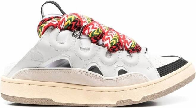 Lanvin Leren sneakers Wit