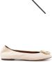 Lanvin Melodie leren ballerina's Beige - Thumbnail 1