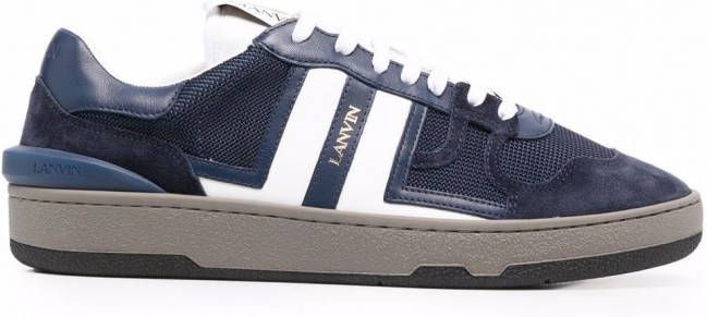 Lanvin Clay sneakers met logodetail Blauw