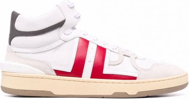 Lanvin Sneakers met logopatch Wit