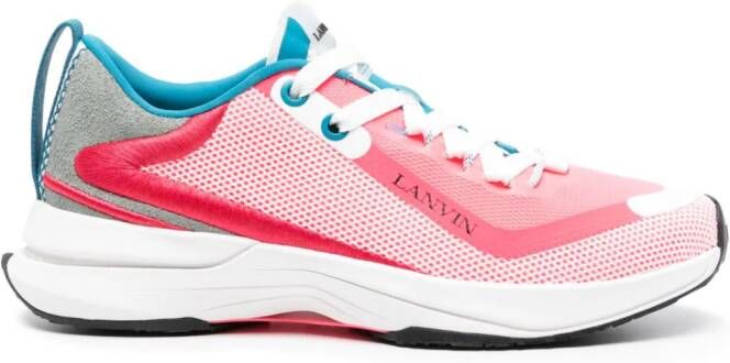 Lanvin Sneakers met mesh vlakken Roze