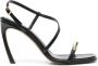 Lanvin Swing leren sandalen Zwart - Thumbnail 1