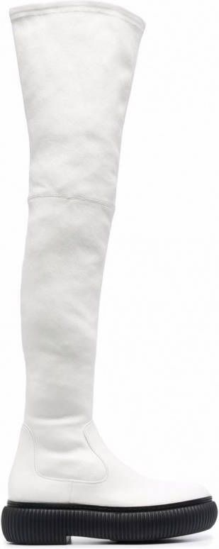 Lanvin Overknee laarzen Wit