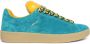 Lanvin x Future Hyper Curb suède sneakers Blauw - Thumbnail 1