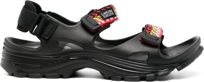 Lanvin x Suicoke Curb sandalen Zwart