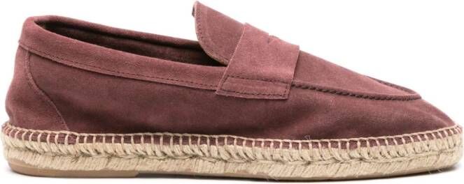 Lardini Suède espadrilles Paars