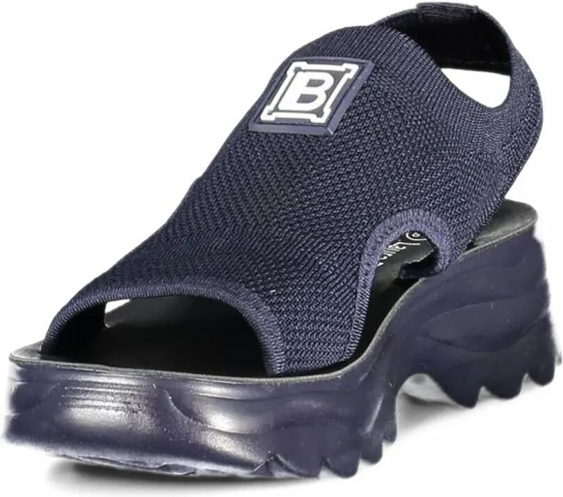 Laura Biagiotti Chunky sandalen met logopatch Blauw - Foto 2