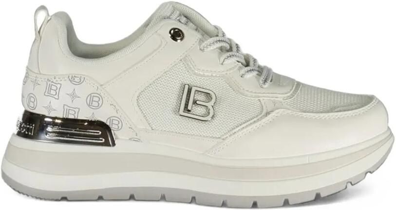 Laura Biagiotti logo-plaque platform sneakers Wit