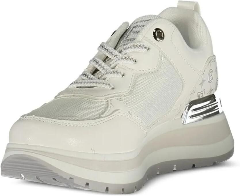 Laura Biagiotti logo-plaque platform sneakers Wit - Foto 2