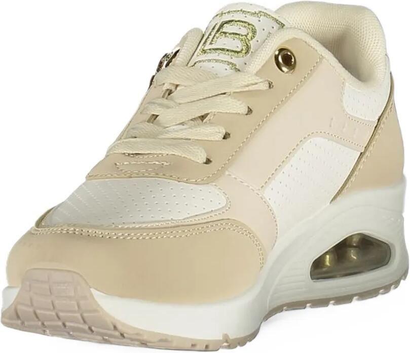 Laura Biagiotti logo-plaque side-zip sneakers Beige - Foto 2