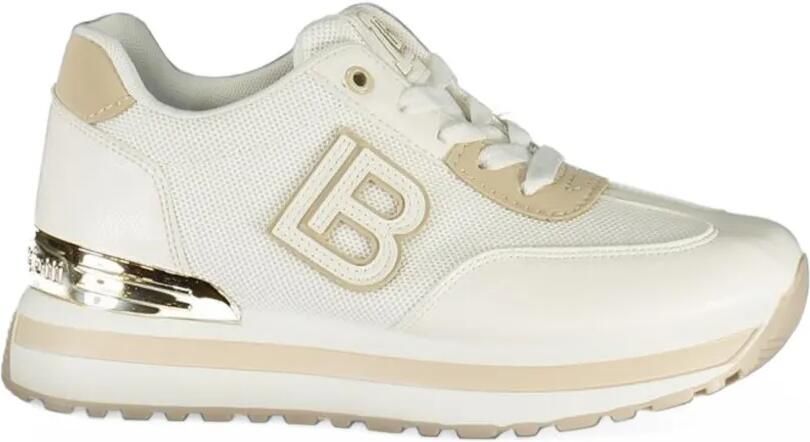 Laura Biagiotti logo-plaque sneakers Wit