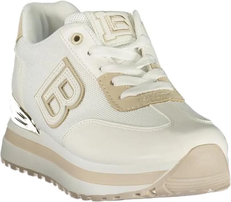 Laura Biagiotti logo-plaque sneakers Wit - Foto 3